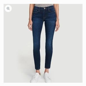 FRAME Denim Le Skinny De Jeanne Jeans size 30 Wellington Dark Wash